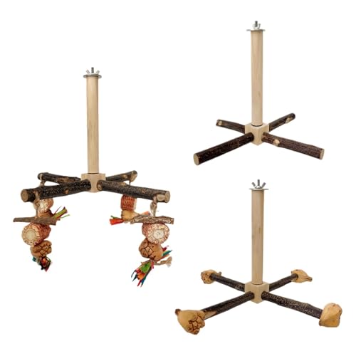 Xinhuju Roating Birds Toy, Spielzeug zum rotierenden -, Klettertempo von Parrocchetto für Käfig - Parrocchetti -Spielzeug mit hölzernen Kurven für kleine Kakeration Xinhuju Roating Birds Toy, Spielzeug zum rotierenden -, Klettertempo von Parrocchetto für Käfig - Parrocchetti -Spielzeug mit hölzernen Kurven für kleine Kakeration von Xinhuju