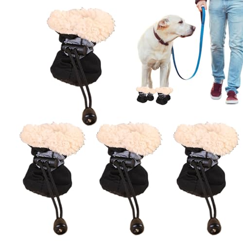 rutschfeste Hundeschuhe – Reflektierende Winter-Hundepfotenschutzschuhe, rutschfeste Hundeschuhe wasserdichte Hundeschuhe für Schnee, Wandern, Camping rutschfeste Hundeschuhe – Reflektierende Winter-Hundepfotenschutzschuhe, rutschfeste Hundeschuhe wasserdichte Hundeschuhe für Schnee, Wandern, Camping von Xinhuju