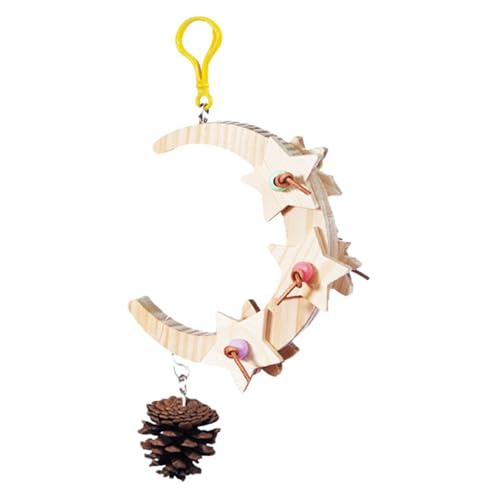 Sittichschaukel – Holz Papagei stehendes Spielzeug, Haustier Vogel Papagei Sittich | Käfig hängende Bissfestigkeit Spielzeug, hängende Glocke Haustier Vogelkäfig Hängematte Schaukel, Vogel Papagei Sittichschaukel – Holz Papagei stehendes Spielzeug, Haustier Vogel Papagei Sittich | Käfig hängende Bissfestigkeit Spielzeug, hängende Glocke Haustier Vogelkäfig Hängematte Schaukel, Vogel Papagei von Xinhuju