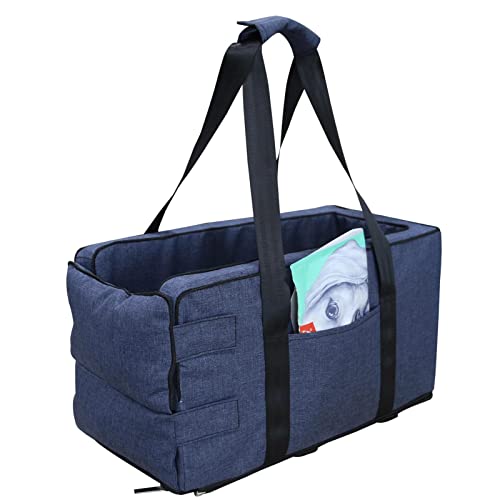 Sitzerhöhung für kleine Hunde und Katzen – Mittelarmlehne Doggy Travel Bed | Transporttasche, Transportkäfig, Reisetaschen, weich und waschbar für Hunde, von Xinhuju