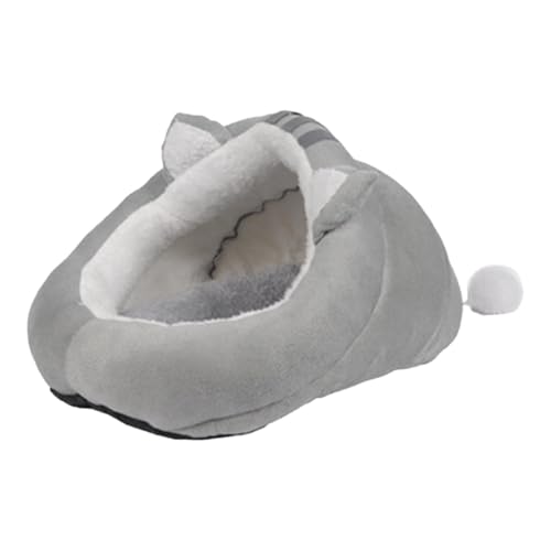 Slipperförmiges Katzenbett - Soft & Cozy Kitten House, halbschichtliche Höhle | Warmes Winternest mit nicht rutschem Boden, ideal für Innenkatzen, entzückendes Haustierbett für kaltes Wetter, alle Jah Slipperförmiges Katzenbett - Soft & Cozy Kitten House, halbschichtliche Höhle | Warmes Winternest mit nicht rutschem Boden, ideal für Innenkatzen, entzückendes Haustierbett für kaltes Wetter, alle Jah von Xinhuju