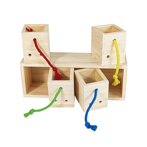 Spielzeug für Papageien, Spielzeug für Papageien | Interaktives Vogelfutterhaus | Anreicherungszubehör für Käfige für große Vögel und Wellensittiche, Kauspielzeug aus , abnehmbar Spielzeug für Papageien, Spielzeug für Papageien | Interaktives Vogelfutterhaus | Anreicherungszubehör für Käfige für große Vögel und Wellensittiche, Kauspielzeug aus , abnehmbar von Xinhuju