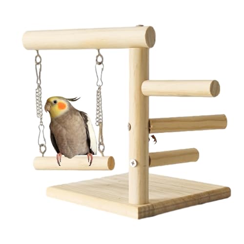 Vogelsitzständer – Vogelspielständer aus , natürlicher Papageiensitz | Robuster Vogelsitzständer, Vogelbaumständer mit mehreren Sitzstangen, rutschfester Vogelsitz, langlebiger Vogelbaum für Vögel Vogelsitzständer – Vogelspielständer aus , natürlicher Papageiensitz | Robuster Vogelsitzständer, Vogelbaumständer mit mehreren Sitzstangen, rutschfester Vogelsitz, langlebiger Vogelbaum für Vögel von Xinhuju