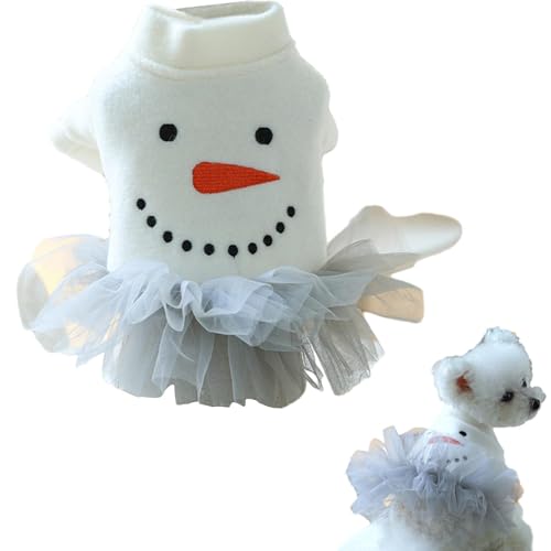 Weihnachtshundkostüm – -Kleidung, weißer Rock, Thermohemd, Wintermantel, niedliche Kleidung für Weihnachten, Familientreffen, Aktivitäten Weihnachtshundkostüm – -Kleidung, weißer Rock, Thermohemd, Wintermantel, niedliche Kleidung für Weihnachten, Familientreffen, Aktivitäten von Xinhuju
