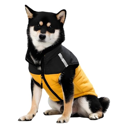 Winter-Hundejacke, Hunde-Schneemantel | Kaltwettermäntel,Verdickte Hunde-Schneeanzugweste, warme Haustier-Winterkleidung, Winddicht für kaltes Winterwetter Winter-Hundejacke, Hunde-Schneemantel | Kaltwettermäntel,Verdickte Hunde-Schneeanzugweste, warme Haustier-Winterkleidung, Winddicht für kaltes Winterwetter von Xinhuju