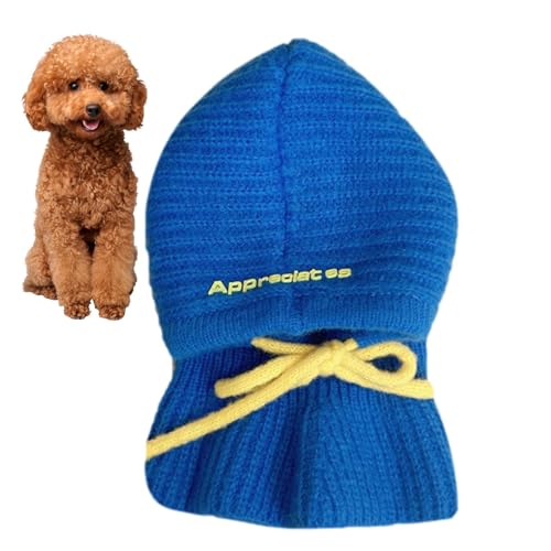 Winterhut für Hunde – niedlicher Snood-Hut mit niedlichem Halsband | Haken Snood Funny Pet Hat, Knit Hat Neck Ear Warmer für kleine Hunde, Knit Hat Neck Ear Warmer Winterhut für Hunde – niedlicher Snood-Hut mit niedlichem Halsband | Haken Snood Funny Pet Hat, Knit Hat Neck Ear Warmer für kleine Hunde, Knit Hat Neck Ear Warmer von Xinhuju