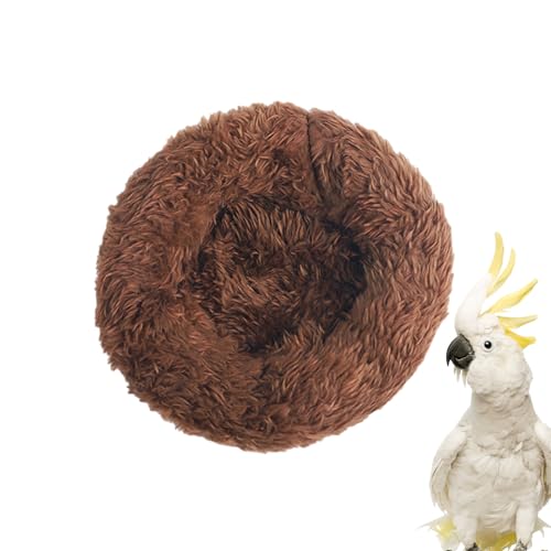 Wintervogelnest – Papageienbett aus dicker Baumwolle | Schlafnest für Vögel warm mit Randpolsterung | weiche Nistmatte für Verlierer, , Sittich | Winterunterstand für von Xinhuju