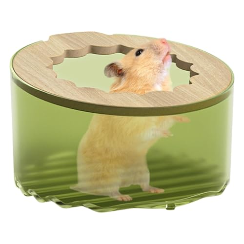Xinhuju Hamster-Badezimmerbox, Hamster-Sandbadebehälter, Hamster-Sandbad, Hamster-Badewanne, Hamster-Sandkasten, Badebox, Toilettenbox, transparentes Deckeldesign für Zwerghamster, Rennmaus Xinhuju Hamster-Badezimmerbox, Hamster-Sandbadebehälter, Hamster-Sandbad, Hamster-Badewanne, Hamster-Sandkasten, Badebox, Toilettenbox, transparentes Deckeldesign für Zwerghamster, Rennmaus von Xinhuju