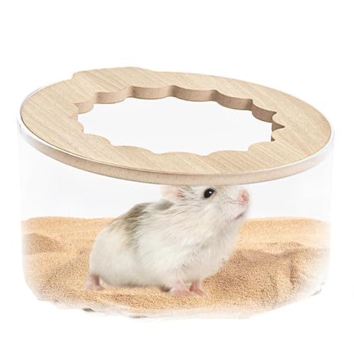Xinhuju Hamster-Sandbad-Box, Hamster-Badezimmer-Box |. Sandbad für Hamster-Hamster-Badewanne | Xinhuju Hamster-Sandbad-Box, Hamster-Badezimmer-Box |. Sandbad für Hamster-Hamster-Badewanne | von Xinhuju
