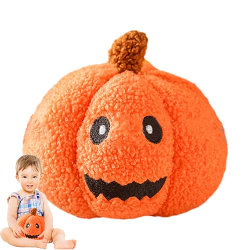 Xinhuju Hund Plüschspielzeug | Halloween Plüschkürbis Spielzeug | Knisterndes interaktives Spielzeug für zu Hause & Reise gegen Langeweile Indoor Halloween Spielzeit von Xinhuju