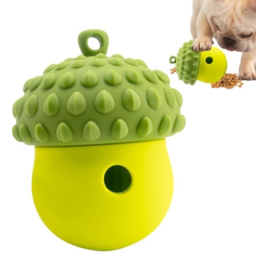 Xinhuju Hundespielzeug, Snack-Spender für Hunde, Silikonball in Eichelform für Hunde, interaktiver Ball für Hunde, Spielzeug für Haustiere Xinhuju Hundespielzeug, Snack-Spender für Hunde, Silikonball in Eichelform für Hunde, interaktiver Ball für Hunde, Spielzeug für Haustiere von Xinhuju