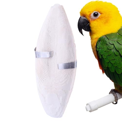 Xinhuju Kautenfischknochen - natürlicher Vogel Calcium Supplement | Kuschelknochen mit Metallclip für Papageienkäfig, Schnabel -Konditionierung Kau - Xinhuju Kautenfischknochen - natürlicher Vogel Calcium Supplement | Kuschelknochen mit Metallclip für Papageienkäfig, Schnabel -Konditionierung Kau - von Xinhuju