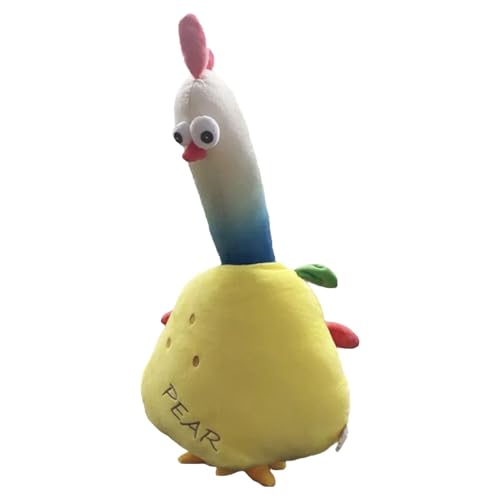 Xinhuju Lustiges Hühner-Plüschspielzeug, lustiges Plüschspielzeug | Plüsch-Huhn, Plüschspielzeug für Erwachsene, weiche und kuschelige Plüschtiere, Stimmungserhöhung von Xinhuju
