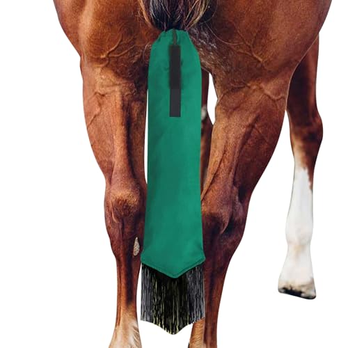 Xinhuju Pferdeschwanzbag - wasserdichtes Sack, geflochtene Wrap | Schutzhöhlenabdeckung, Anti-Dirt-Pflegewerkzeug für stabile Pflege, Tierhaarhalter für sauber von Xinhuju