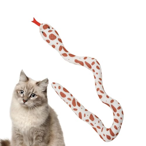 Xinhuju Plüsch Katzenspielzeug, Schlangenspielzeug - Katzenspielzeug Karton b Schlangenform Interaktives Spielzeug Katze, Katzenbiss Spielzeug, Katzenutensilien für Katzenliebhaber, Fördert die e von Xinhuju