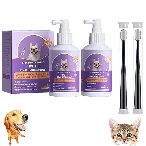 Xiniear Cvreoz Gel FüR Die Mundpflege Von Haustieren, Creoz Gel Erfahrungen, Cvreoz Pet Oral Repair Gel, BekäMpfen Sie Zahnstein, Ohne ZäHneputzen (2stück) von Xiniear