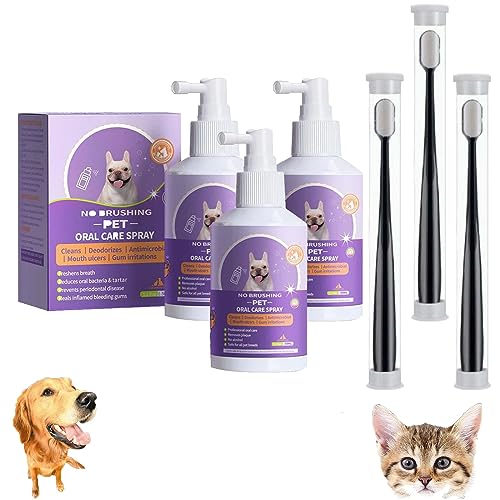 Xiniear Cvreoz Gel FüR Die Mundpflege Von Haustieren, Creoz Gel Erfahrungen, Cvreoz Pet Oral Repair Gel, BekäMpfen Sie Zahnstein, Ohne ZäHneputzen (3stück) von Xiniear