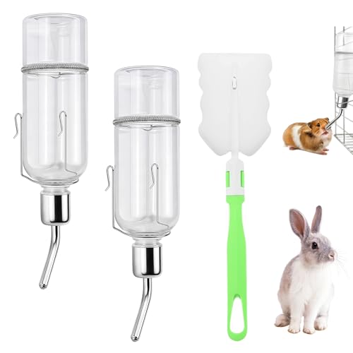 Trinkflasche Kaninchen, 2 Stück Hängende Haustiere Wasserflaschen, 350ml Hamster Trinkflasche Kaninchen Wasser Flaschen Kleintiertränke Stehend mit Halterung für Nagetiere Hamster Trinkflasche Kaninchen, 2 Stück Hängende Haustiere Wasserflaschen, 350ml Hamster Trinkflasche Kaninchen Wasser Flaschen Kleintiertränke Stehend mit Halterung für Nagetiere Hamster von Xinsenke