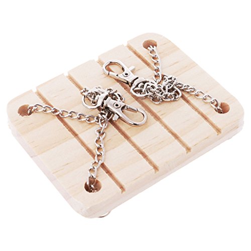 Xinsheinelry Lustiger Papagei Hamster Schwung Hanges Bett Holz Mit Einem Glocken Käfig Hamsterspielzeug Chinchilla Amuse Maus Haustier Gadget von Xinsheinelry
