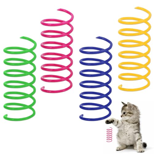 Xiqunw 40 Stück Katzenspielzeug Spirale, Bunte Spirale Spielzeug Katze, Spirale Katzenspielzeug, Katzen Spiralen, Spirale Set Neuheit Haustiere Spielzeug Xiqunw 40 Stück Katzenspielzeug Spirale, Bunte Spirale Spielzeug Katze, Spirale Katzenspielzeug, Katzen Spiralen, Spirale Set Neuheit Haustiere Spielzeug von Xiqunw