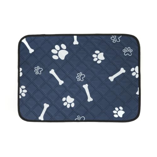 Xisnuient 2PCS Wiederverwendbare Welpenunterlagen Trainingsunterlagen Für Hunde, Haustier-Urinunterlage Schnell Trocknende Trainingsunterlagen Für Zuhause, Auto, Reisen (30x30cm,Blue) von Xisnuient