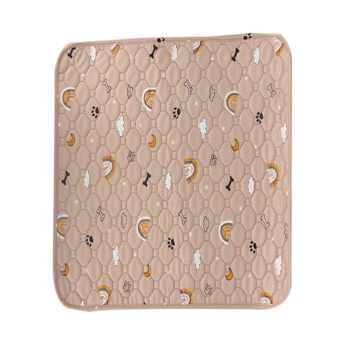 Xisnuient Haustier-Teppich Waschbare Pinkelpads Mat Für Hund Katze rutschfeste wasserdichte Hundematte Haustier Training Pads Für Wurfkiste Töpfchen Laufstall Kiste Pet Carpet (50x70 cm,Rot) von Xisnuient