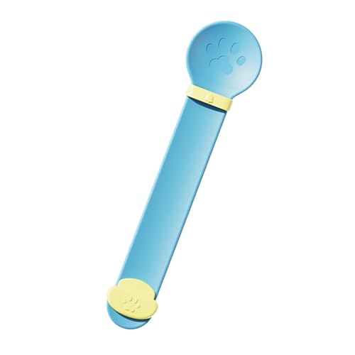 Xistuoz Cat Treat Squeeze Spoon - Portable Sliding Cat Spoon For Liquid Snack - Wet Food Squeezer Spoon, Cat Squeezer Feeder, Lickable Cat Snack Scoop For All Cats For Puree, Bisque, Liquid von Xistuoz