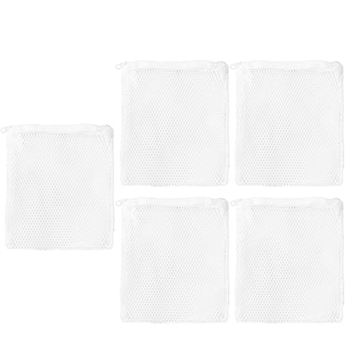 Xistuoz Filter-Netzbeutel für Aquarium, 5 x Filterbeutel für Aquarien, wiederverwendbar, multifunktionales Wasseraufbereitungszubehör für Süßwasser, Salzwasser, für Ozeanarium, Zuhause Xistuoz Filter-Netzbeutel für Aquarium, 5 x Filterbeutel für Aquarien, wiederverwendbar, multifunktionales Wasseraufbereitungszubehör für Süßwasser, Salzwasser, für Ozeanarium, Zuhause von Xistuoz