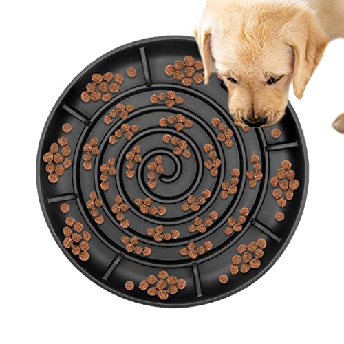 Xistuoz Futternapf für Hunde mit langsamer Fütterung | Leckmatte für Hunde und Katzen – Fütterung von runden Spendermatten, Trainingshilfen für Hunde Xistuoz Futternapf für Hunde mit langsamer Fütterung | Leckmatte für Hunde und Katzen – Fütterung von runden Spendermatten, Trainingshilfen für Hunde von Xistuoz