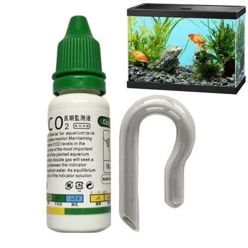 Xistuoz Glas-Tropfen-Checker-Set mit 15 ml Co2-Checker-Lösung, die genaueste Überwachung der Co2-Werte im bepflanzten Tank Xistuoz Glas-Tropfen-Checker-Set mit 15 ml Co2-Checker-Lösung, die genaueste Überwachung der Co2-Werte im bepflanzten Tank von Xistuoz
