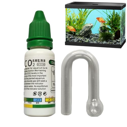 Xistuoz Glas-Tropfen-Checker-Set mit 15 ml Co2-Checker-Lösung, die genaueste Überwachung der Co2-Werte im bepflanzten Tank Xistuoz Glas-Tropfen-Checker-Set mit 15 ml Co2-Checker-Lösung, die genaueste Überwachung der Co2-Werte im bepflanzten Tank von Xistuoz