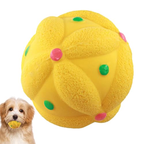 Xistuoz Kauspielzeug für Hunde – Quietschender Latex-Kauball für Haustiere, tragbares Design, Zahnreinigungsspielzeug für Zuhause, Tiergeschäfte und Zuchtstätten Xistuoz Kauspielzeug für Hunde – Quietschender Latex-Kauball für Haustiere, tragbares Design, Zahnreinigungsspielzeug für Zuhause, Tiergeschäfte und Zuchtstätten von Xistuoz