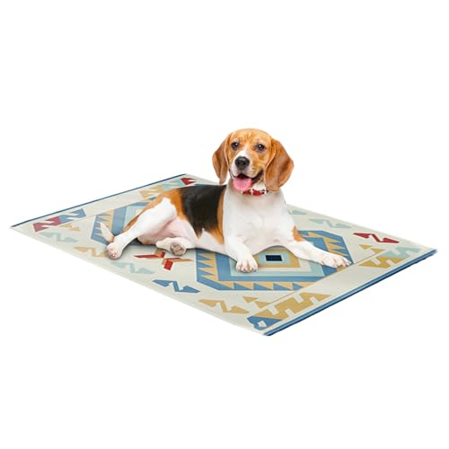 Xistuoz Kühlmatte für Hunde, Welpen-Kühlkissen, tragbares Haustierzubehör, faltbares weiches -Schlafbett für Haustierhütte, Sofa, Autositz Xistuoz Kühlmatte für Hunde, Welpen-Kühlkissen, tragbares Haustierzubehör, faltbares weiches -Schlafbett für Haustierhütte, Sofa, Autositz von Xistuoz