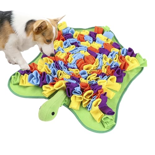 Xistuoz Schnüffelmatte für Hunde – Interaktive Futtermatte für Hunde, Schildkrötenform, Leckerli-Spender, langsames Füttern, Anreicherungsaktivitätsspielzeug für mehrere Rassen von Xistuoz