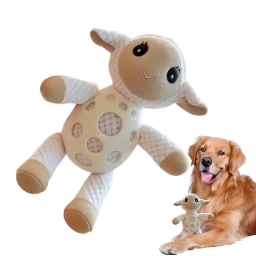 Xistuoz Unzerstörbares Kauspielzeug für Hunde, interaktive Kaupuppe, Kaninchen und Lamm, Plüsch-Spielzeug mit Welpen-Sound, für Heimdekoration, Schlafzimmer, für Xistuoz Unzerstörbares Kauspielzeug für Hunde, interaktive Kaupuppe, Kaninchen und Lamm, Plüsch-Spielzeug mit Welpen-Sound, für Heimdekoration, Schlafzimmer, für von Xistuoz
