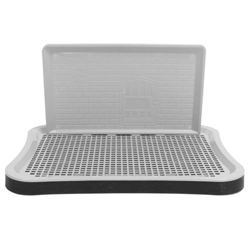 Hundetoiletten-Tablett, Abnehmbare Mesh Training Toilette Töpfchen Tray mit Wand Spalte, Pet Indoor Hundetraining Toilette für große kleine mittlere Haustiere, Hundetoiletten-Tablett, Abnehmbare Mesh Training Toilette Töpfchen Tray mit Wand Spalte, Pet Indoor Hundetraining Toilette für große kleine mittlere Haustiere, von Xiuganpo