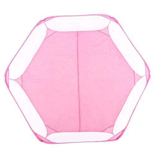 Xiuganpo Kleiner Haustier -Spielstall, (rosa) Haustierfalt, Katzenkäfig -Käfig Zelt Kleine Haustiertiere für Haustiere Im Freien (PINK) von Xiuganpo