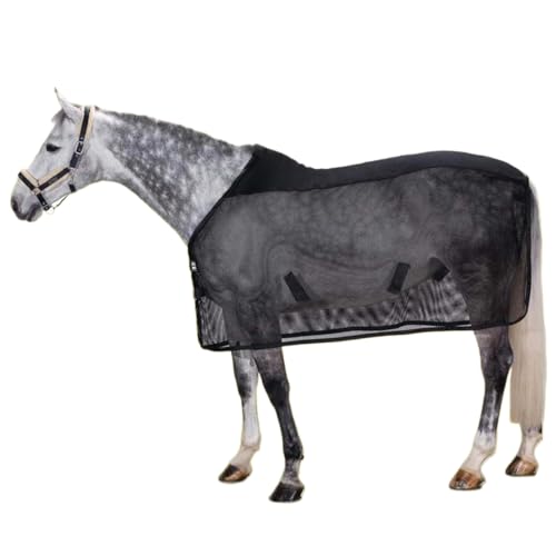 Xiuganpo Verstellbarer Pferdegitterblatt 154x186 cm, Sonnensicheres Mesh -Pferdeblatt, Atmungsaktives Nylon -Abrieb -Proof -Pferdebetriebsblatt, Kombiniert Ästhetik, Praktikabilität, von Xiuganpo
