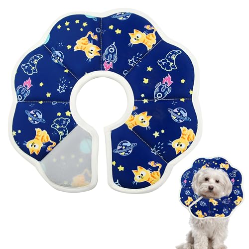 Xiuyer Halskrause Hund, Halskrause Katze, Hunde Halskrause für Kleine Hunde und Erwachsene Katzen, Leckschutz Hund nach Op Hund, Beeinträchtigt Nicht das Trinken und Essen Xiuyer Halskrause Hund, Halskrause Katze, Hunde Halskrause für Kleine Hunde und Erwachsene Katzen, Leckschutz Hund nach Op Hund, Beeinträchtigt Nicht das Trinken und Essen von Xiuyer