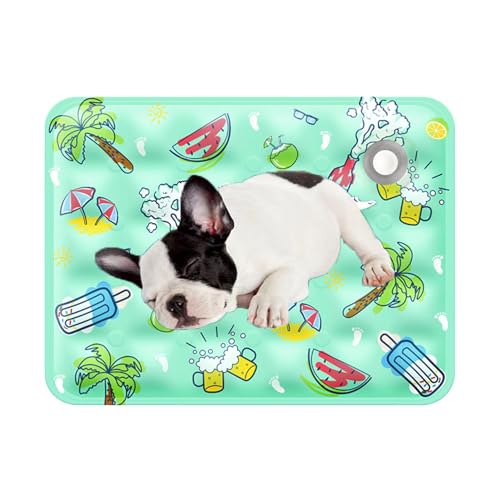 Xiwhuua Kühlmatte für Hunde,Hundekühlmatte - Kühldecke für Kätzchen - Hundekühlbett, tragbare Kühlunterlage für Hundekatzen, waschbare Haustierkühlmatte für den Sommer drinnen und draußen Xiwhuua Kühlmatte für Hunde,Hundekühlmatte - Kühldecke für Kätzchen - Hundekühlbett, tragbare Kühlunterlage für Hundekatzen, waschbare Haustierkühlmatte für den Sommer drinnen und draußen von Xiwhuua