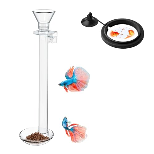 Aquarium Futterrohr aus Acryl Transparent Futterspender mit Clip und schwimmender Futterring Futternapf Garnelen Shrimp Feeder Tube 30cm Aquarium Futterrohr aus Acryl Transparent Futterspender mit Clip und schwimmender Futterring Futternapf Garnelen Shrimp Feeder Tube 30cm von XiyaxiVici