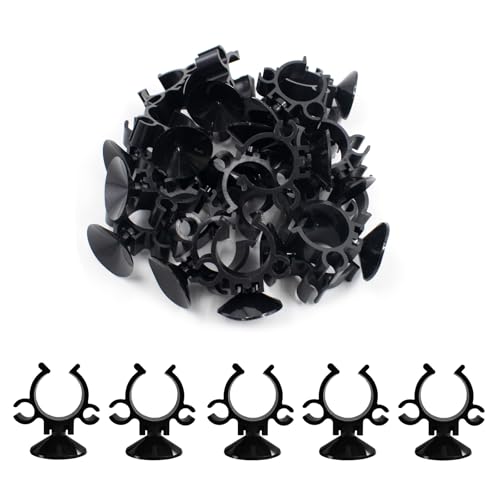 XiyaxiVici 20 Stück Aquarium Saugnapf Clips Saugnapf Schlauch Halter Rohrhalter für Befestigen von elektrischen Leitungen, Wasserleitungen, Sauerstoffleitungen XiyaxiVici 20 Stück Aquarium Saugnapf Clips Saugnapf Schlauch Halter Rohrhalter für Befestigen von elektrischen Leitungen, Wasserleitungen, Sauerstoffleitungen von XiyaxiVici