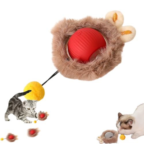 Katzenspielteppich, Interaktives Spielzeug Für Katzen Mit Doppelschicht Jagdabdeckung, Katzenspielzeugball Matte Für Katzen Im Innenbereich, Mäusefangspiel Für Stimuliert Den Jagdinstinkt (Ball-Rosa) Katzenspielteppich, Interaktives Spielzeug Für Katzen Mit Doppelschicht Jagdabdeckung, Katzenspielzeugball Matte Für Katzen Im Innenbereich, Mäusefangspiel Für Stimuliert Den Jagdinstinkt (Ball-Rosa) von Xiyocadt