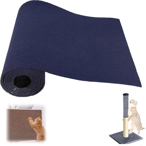 Kratzwand Für Katzen,Katzenkratzschutz Für Couch,Kratzteppich Selbstklebend, Kratzmatte Katze Wand,Schneidbarer Katzen Kratzschutz Selbstklebend Für Sofa Couch Möbel Tür Wand (Dunkelblau,200 x 40 cm) Kratzwand Für Katzen,Katzenkratzschutz Für Couch,Kratzteppich Selbstklebend, Kratzmatte Katze Wand,Schneidbarer Katzen Kratzschutz Selbstklebend Für Sofa Couch Möbel Tür Wand (Dunkelblau,200 x 40 cm) von Xiyocadt