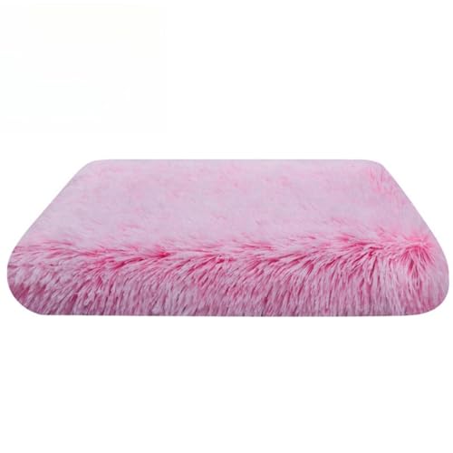 Xiyocadt Hundebett, Katzenbett,Waschbar Hundekissen Flauschig mit rutschfeste Unterseite,Weich & Kuschelige Katzendecke, für Kleine, Mittelgroße und Große Katzen, Hunde (M,Rosa) von Xiyocadt
