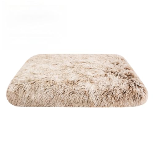 Xiyocadt Hundebett, Katzenbett,Waschbar Hundekissen Flauschig mit rutschfeste Unterseite,Weich & Kuschelige Katzendecke, für Kleine, Mittelgroße und Große Katzen, Hunde (XL,Khaki) von Xiyocadt