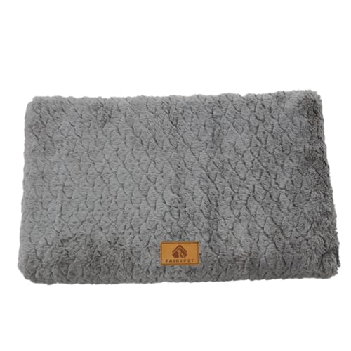 Xiyocadt Hundematte Weiche Und Warme Matte Liegedecke Für Hunde Und Katzen Sofa Für Heimtiere, Orthopädisches Hundekissen Hundebett Mittelgroße Schlafplätze & Möbel Hunde (Grau,XL) von Xiyocadt