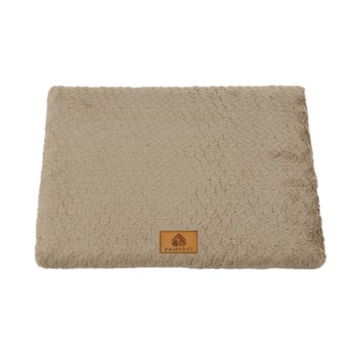 Xiyocadt Hundematte Weiche Und Warme Matte Liegedecke Für Hunde Und Katzen Sofa Für Heimtiere, Orthopädisches Hundekissen Hundebett Mittelgroße Schlafplätze & Möbel Hunde (Kamel,XL) von Xiyocadt