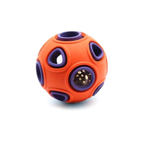 Xiyocadt Interaktives Hund Spielzeug mit Glocke, Hundebälle Hüpfball, Gummi Federnde Fetch Ball für Mittlere Große Hunde, Sportspiele, Bissfest Hundespielzeug Ball für Hunde Katzen (chengse,8 cm) Xiyocadt Interaktives Hund Spielzeug mit Glocke, Hundebälle Hüpfball, Gummi Federnde Fetch Ball für Mittlere Große Hunde, Sportspiele, Bissfest Hundespielzeug Ball für Hunde Katzen (chengse,8 cm) von Xiyocadt