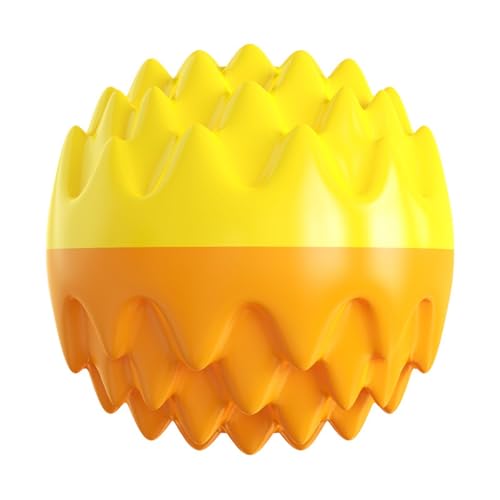 Xiyocadt Interaktives Intelligentes Spielzeug für Kleine und Mittelgroße Hunde, langlebig, tragbar, für Kauspielzeug, Hundepuzzle Treat Food Dispensing Ball Spielzeug für Geeignet (chengse,6.5cm) von Xiyocadt